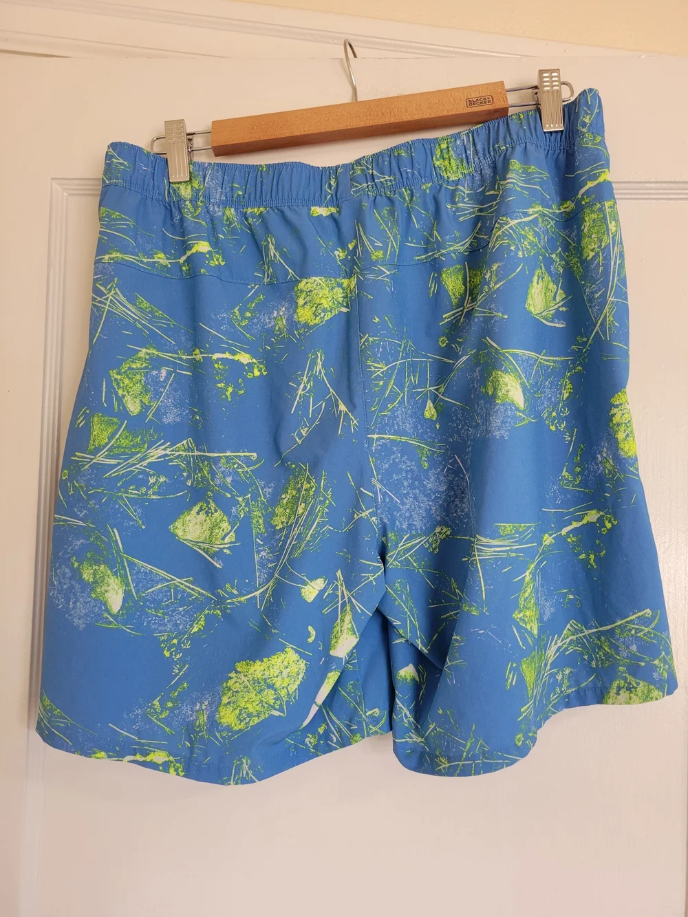 The North face Wander Blue Green Mens Shorts Size Large